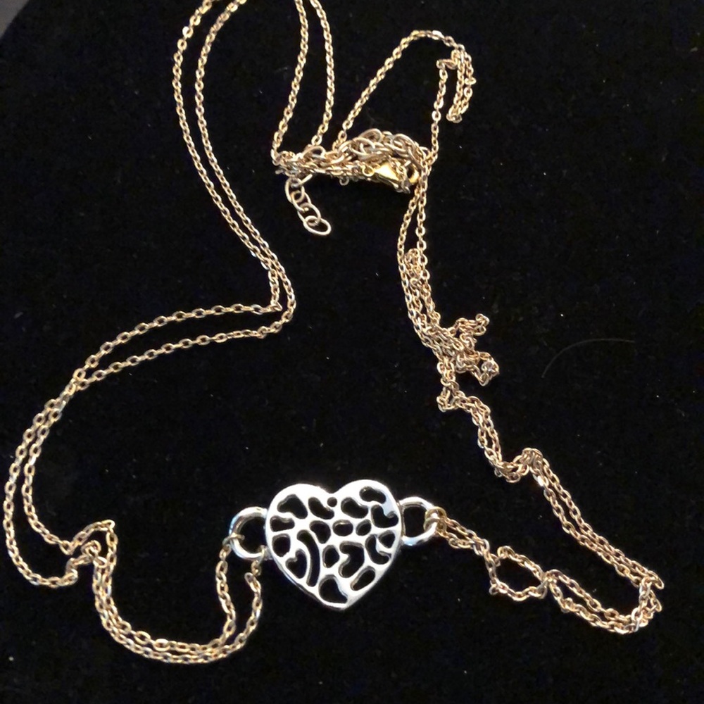 Merx Double Heart ❤️ Chain